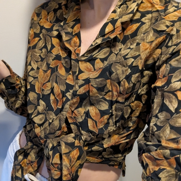 Vintage silk 🍂 blouse - Picture 1 of 3